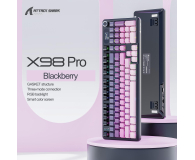 Attack Shark X98PRO Wireless Full-size layout różowa - 1472702 - zdjęcie 16